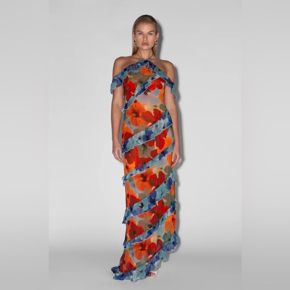 Isola Tiered Maxi Dress